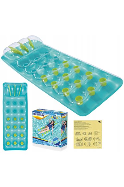 BESTWAY Saltea gonflabilă de plajă și piscină, plută de apă 188x71cm, pat de aer