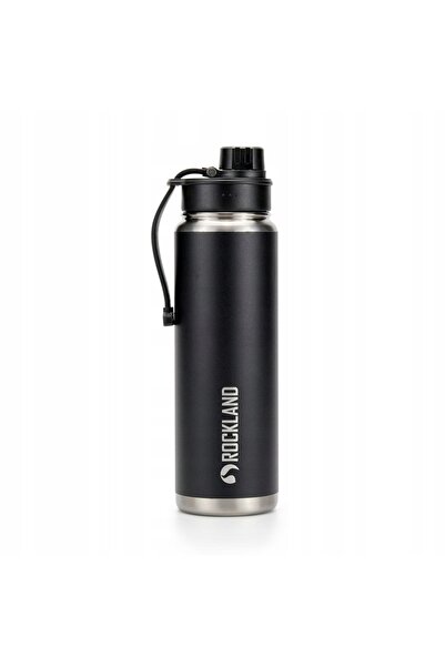 NO BRAND Termos cu capac suplimentar Rockland Solaris negru 700ml