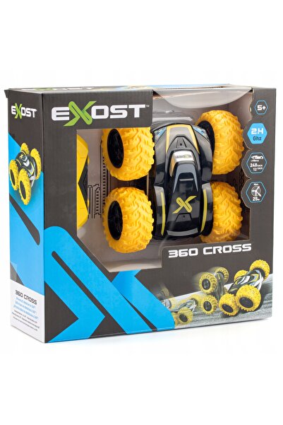 Silverlit Exost 360 Cross mașină telecomandată bidirecțională galbenă