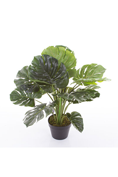 EDELMAN MONSTERA artificială de 60 cm în ghiveci, plante artificiale de tip m...