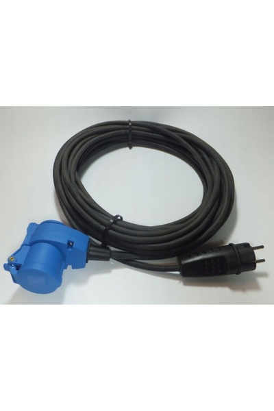 NO BRAND Cablu prelungitor pentru rulotă 5m 3x1.5 Schuko