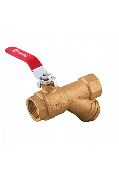 NO BRAND ROBINET CU GLOBALE CURBATĂ CU FILTRU 5/4 " ALAMĂ CU W11/4 " DN 32 PE...