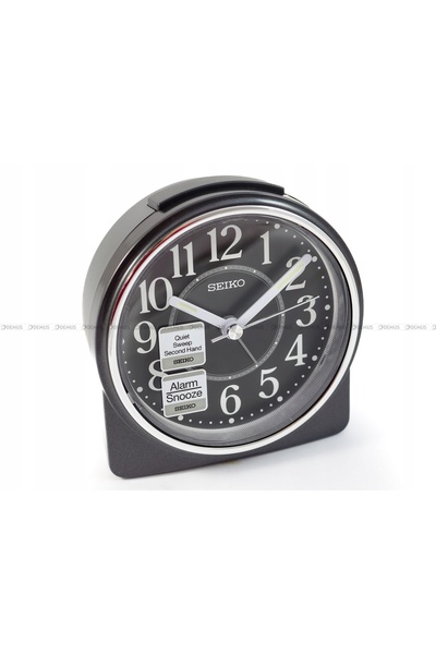 NO BRAND Ceas deșteptător negru mediu SEIKO QHE198K Mecanism silențios Ilumin...