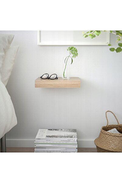NO BRAND IKEA LACK raft de perete cult cu elemente de fixare ascunse stejar 3...