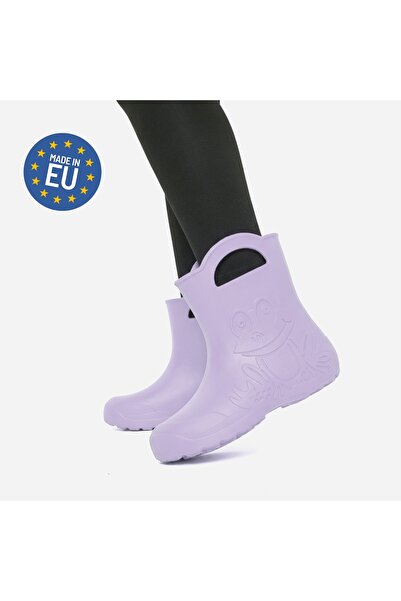 NO BRAND Ladeheid EVA cizme de ploaie din spumă pentru femei LA-FrogW Mov 40-41