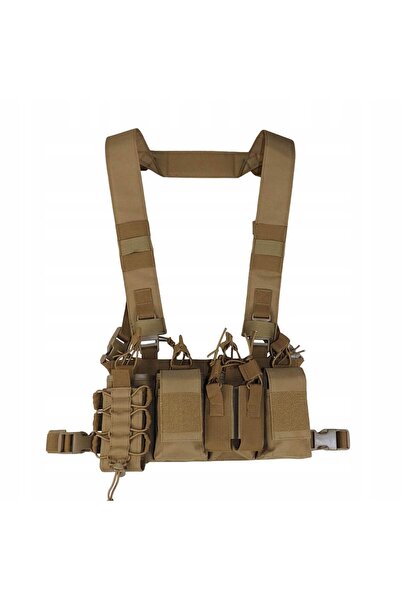 NO BRAND Vestă tactică tip Chest Rig Storm CAMO Coyote