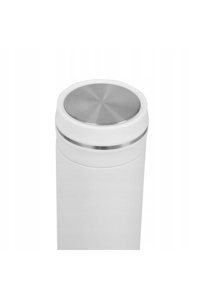 NO BRAND Casno La Plata Peak Sticlă Termică Albă 450ml