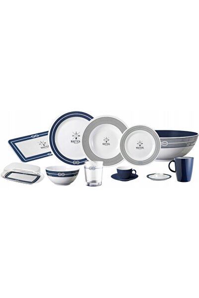 NO BRAND Bol pentru salată mare, melamină, Brunner Nautical, 23,5 cm