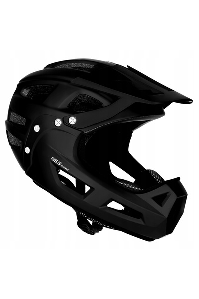Nils Extreme Casca Enduro Integrala Neagra L 58-61 CM Freeride DH