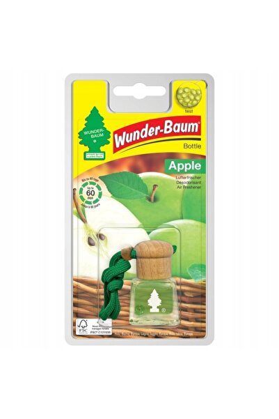 NO BRAND 4x Wunder-Baum flacon cu parfum de măr - prospețime de lungă durată