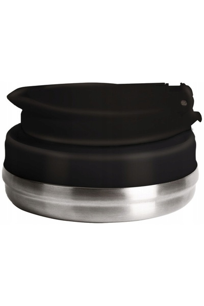 NO BRAND CAMP4 LOTTA 0,8L NEGRU PLIABIL DIN SILICON CEAINICĂ