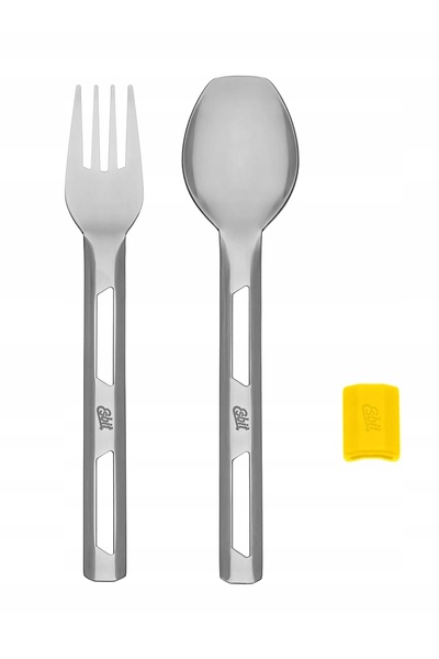 NO BRAND Set de tacâmuri Esbit, inclusiv set de tacâmuri de călătorie Curea d...