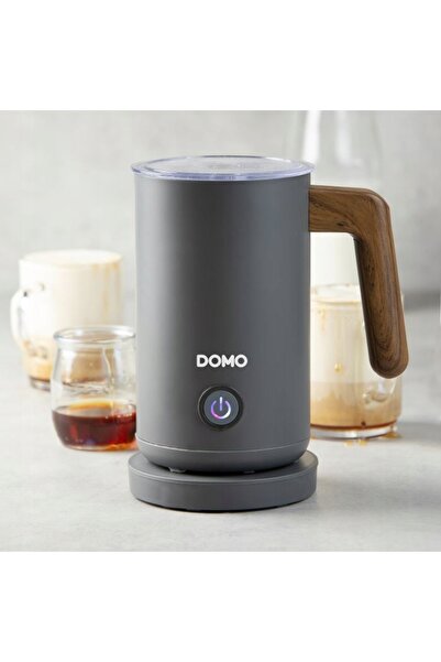 Domo DO745MF 'Wood You' Spumant de lapte 500W, 150/300ml, Gri mat