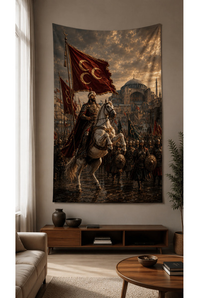 Vagonik Turkish Sancağı Wall Tapestry