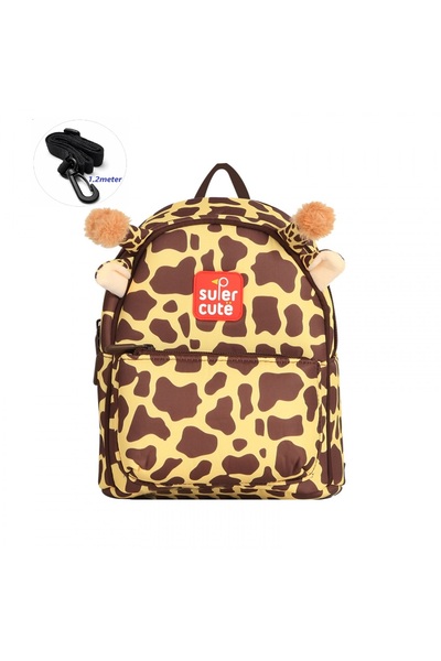 Supercute Kids Anti Lost Backpack - Giraffe with 1.3M safety Straps