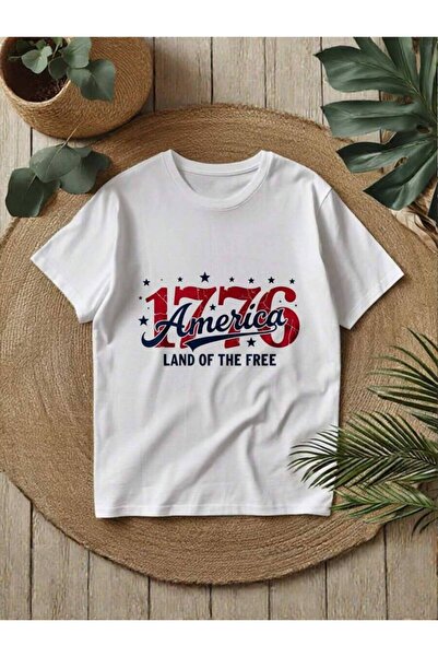 26LIK 1776 American Freedom Women's "America 1776" T-Shirt – Vintage-Inspired...