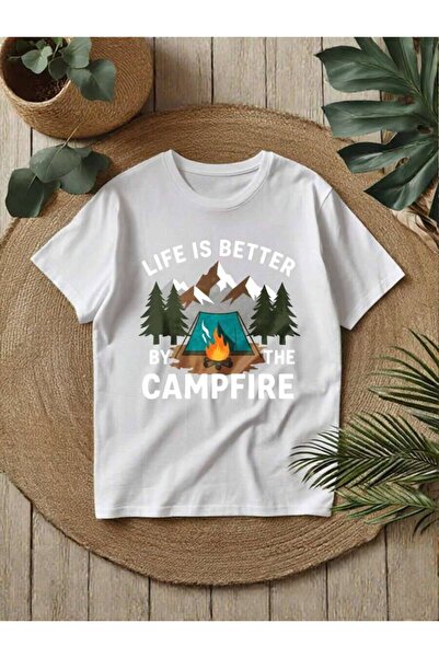 2BIR Women's Summer Camping T-Shirt - Lightweight Breathable Crew Neck Short-...