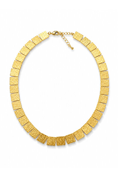 Rossetto Atelier Gold Plate Square Necklace