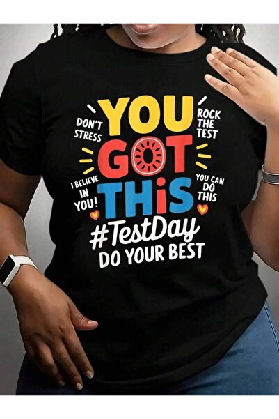 kai22 تي شيرت Rock The You Got This Teacher Test Testing Day Back To School أ...