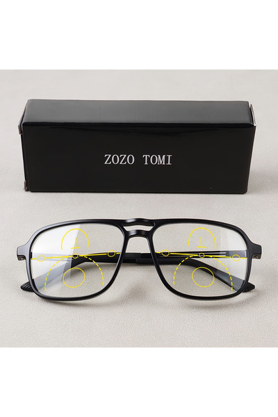 Choice9 +250 black Progressive Multifocal Reading Glasses, with a Wide Field ...
