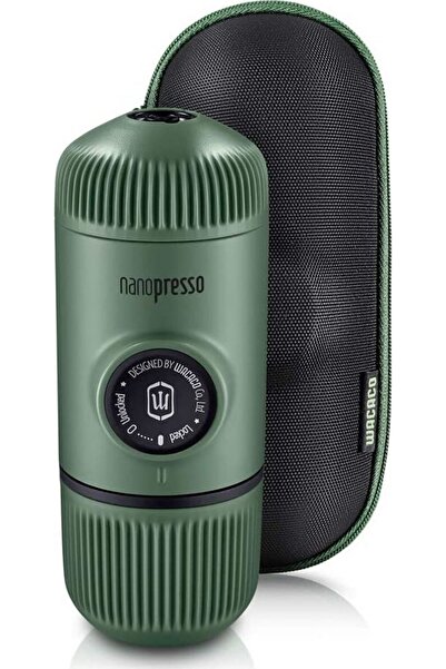 Wacaco Nanopresso Elements - Φορητή Μηχανή Χειρός Espresso με Θήκη - Moss Green
