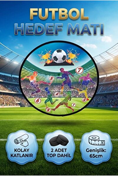 Tıfıl Toys Professional Soccer Target Mat – Portable Score Game Set with 7 Ta...