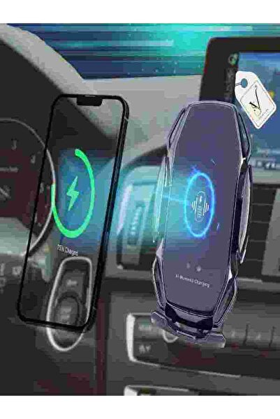View star Viewstar AI Wireless Car Charger Mount – Fast Charging Auto-Clampin...
