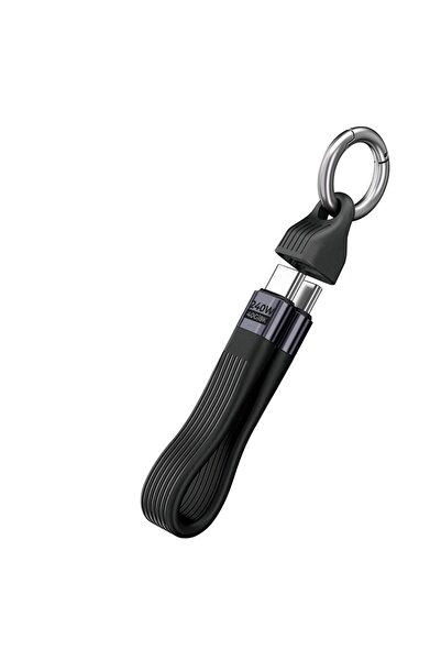 Mobile Origin CB17 Καλώδιο USB-C σε USB-C, 240W, 40Gbps, 8K, 13 εκ., Μαύρο