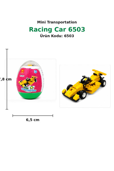 Espri Toys WANGE Mini Transportation Racing Car Yapı Blok Seti