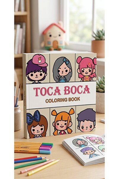 MyBalliStore Toca Boca Boyama Kitabı