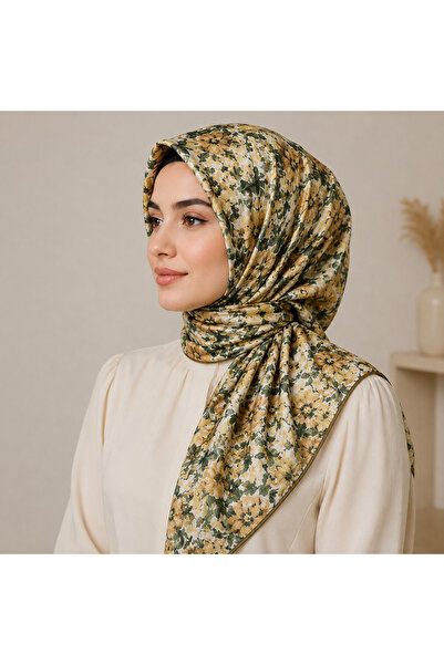 ZER Organic Pamuklu Soft Eşarp Çıtır Çiçek Desen