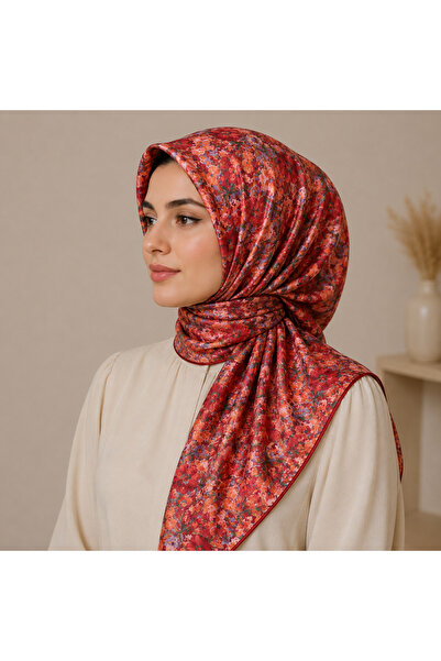 ZER Organic Pamuklu Soft Eşarp Çıtır Çiçek Desen