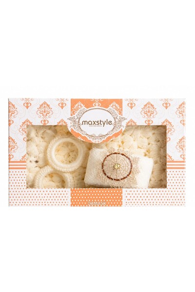 Generic Brand Hand-knitted loofah soap dish + soap