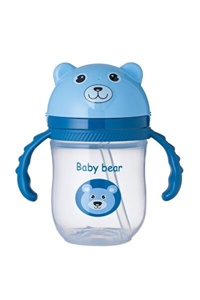 YUPY ® Training cup with straw for children, Blue, 240 ml