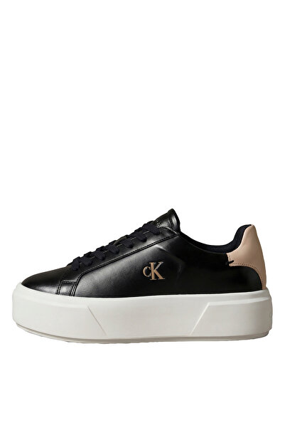 Calvin Klein Siyah Kadın Sneaker FLATFORM LACE UP LTH