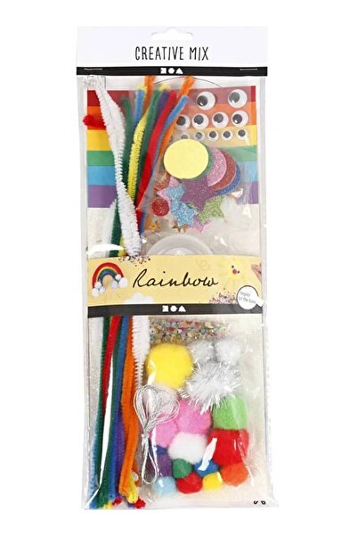 Creativ Company Asortiment de artizanat Curcubeu (977441)