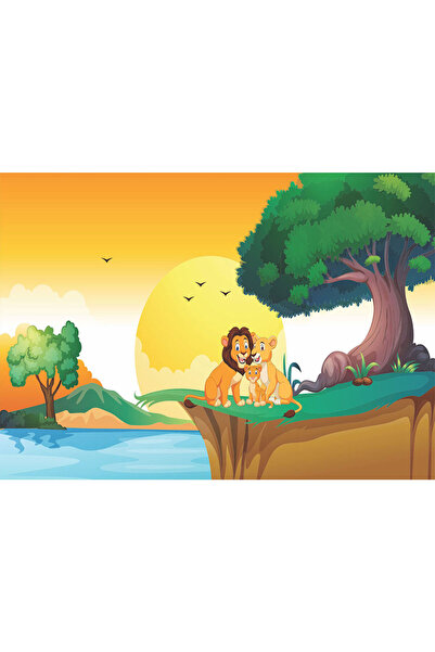 VIODESIGN Fototapet Copii, autoadeziv, Lion King, multicolor,200x300 cm CO382