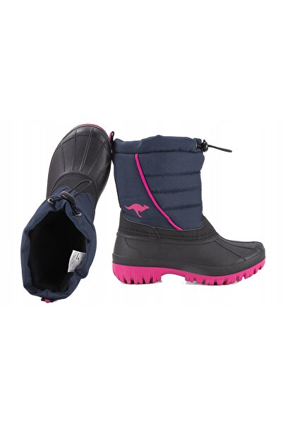 NO BRAND Ghete de zăpadă pentru copii KangaROOS K-Ben, dk navy / daisy pink, ...