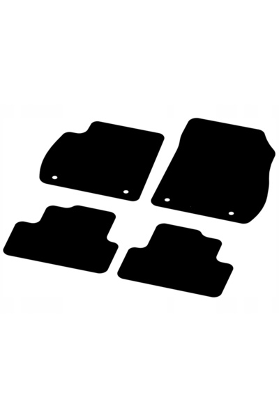 NO BRAND Covorașe auto din velur cu broderie pentru OPEL ZAFIRA C 2012-2019