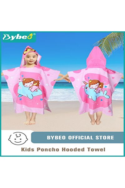 BYBEO Kids Poncho Hooded Towel, Quick Dry Toddler Bath Towels, Beach Swimming...