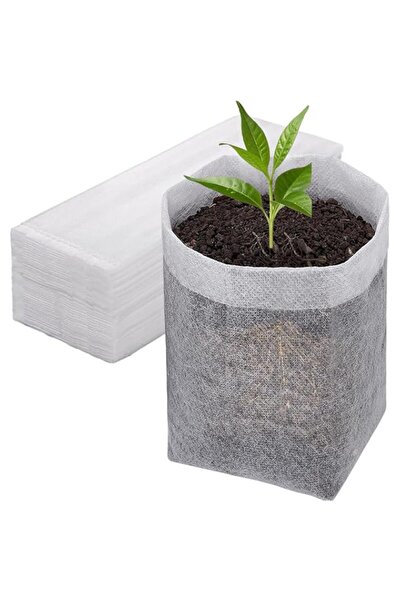 Generic Brand X Spring Plant Nursery Bags, 100 PCS Thickened Fabric Seedling ...