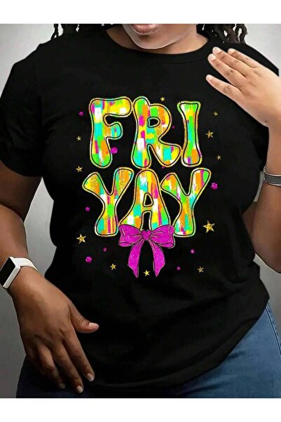 2BIR Happy Fri-Yay Friyay Coquette Bow 100 Days Of Teacher Back To School Bla...