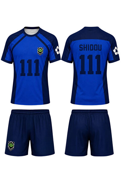 Toum Blue Lock 111 Shidou Baskılı Forma Şort Takım