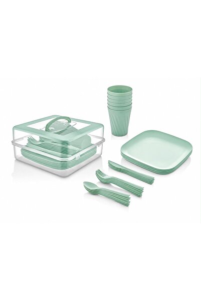 Carpekitchen Carpe Kitchen 32 Parça Taşınabilir Piknik Seti