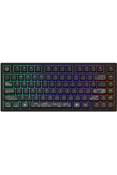 DARK PROJECT ALU81A Terra Nova Ασύρματο Μηχανικό Πληκτρολόγιο Gaming με διακό...