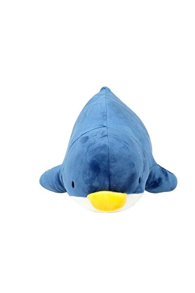 Generic Brand DAISO Eng Hug Pillow -Penguin Navy Blue