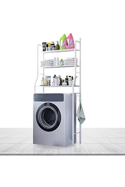 Generic FEELINGS 3-Tier Adjustable Laundry Storage Rack | Rust-Resistant Bath...