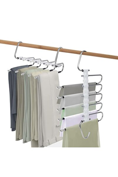 Generic O2frepak Pants Hangers Space Saving,2 Pack for Closet Multiple Layers...
