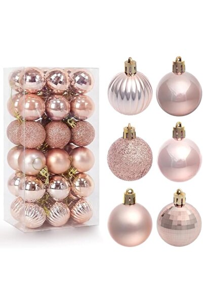 Generic Brand Christmas Ball Ornaments, 36 Piece Shatterproof Set, 40mm Small...