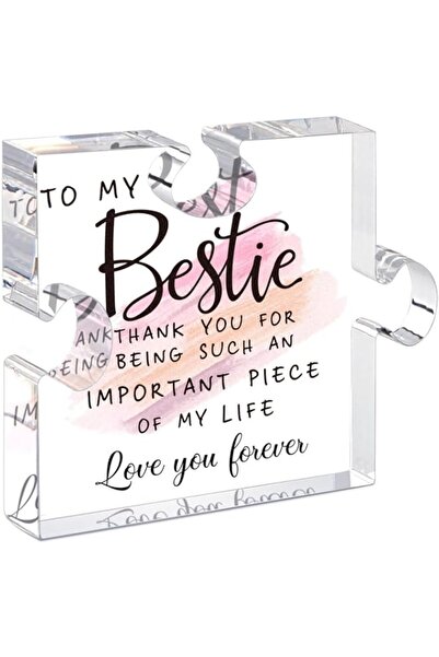 Generic Brand X spring Puzzle-Shaped Acrylic Keepsake, 10cm*10cm*1CM Clear Ac...